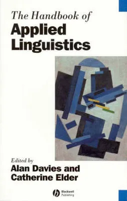 HANDBOOK OF APPLIED LINGUISTICS