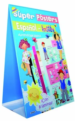 SUPER POSTER: APRENDIZAJE BASICO/ESPAÑOL-INGLES
