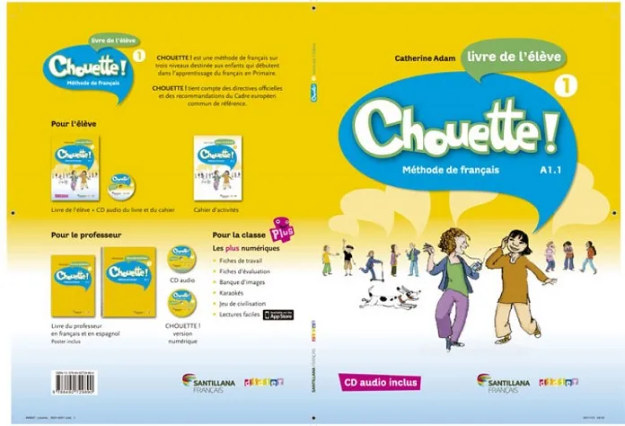 CHOUETTE 1 LIVRE ELEVE + CD