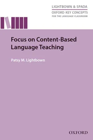 FOCUS ON CONTENT BASED LANGUAGE TEACHING