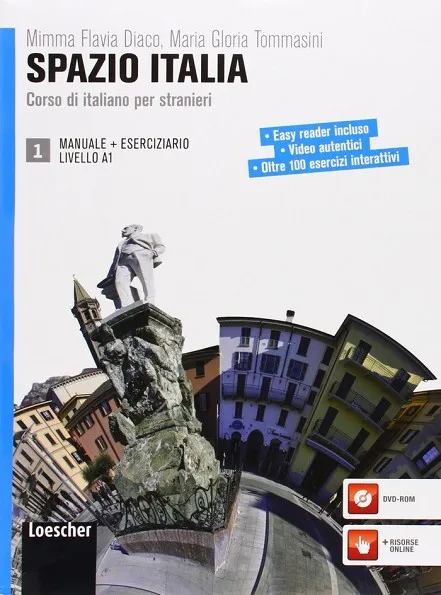 SPAZIO ITALIA 1 + ESERCIZIARIO + DVD