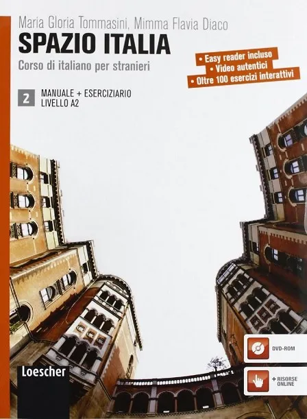 SPAZIO ITALIA 2 + ESERCIZIARIO + DVD