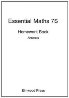 ESSENTIAL MATHS 7S HOMEWORK ANSWER
