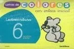 LETRAS DE COLORES CON ENLACE INICIAL CUAD LECTOESC
