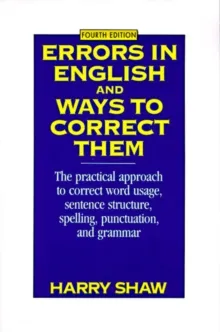 ERRORS IN ENGLISH AND WAYS TO CORRECT THEM