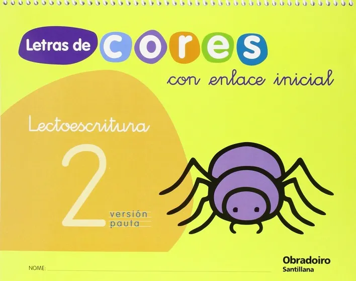LETRAS DE CORES 2 GALL CON ENLACE ED09
