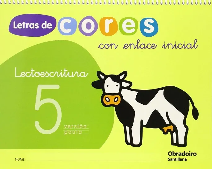 LETRAS DE CORES 5 GALL CON ENLACE ED09