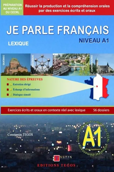 JE PARLE FRANÇAIS DELF A1 LIVRE + CORRIGES + 2CD