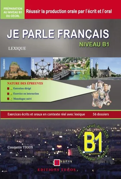 JE PARLE FRANÇAIS DELF B1 LIVRE + CORRIGES + 3CD
