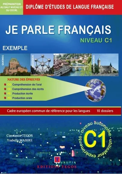 JE PARLE FRANÇAIS DALF C1 LIVRE + CORRIGES + 2CD