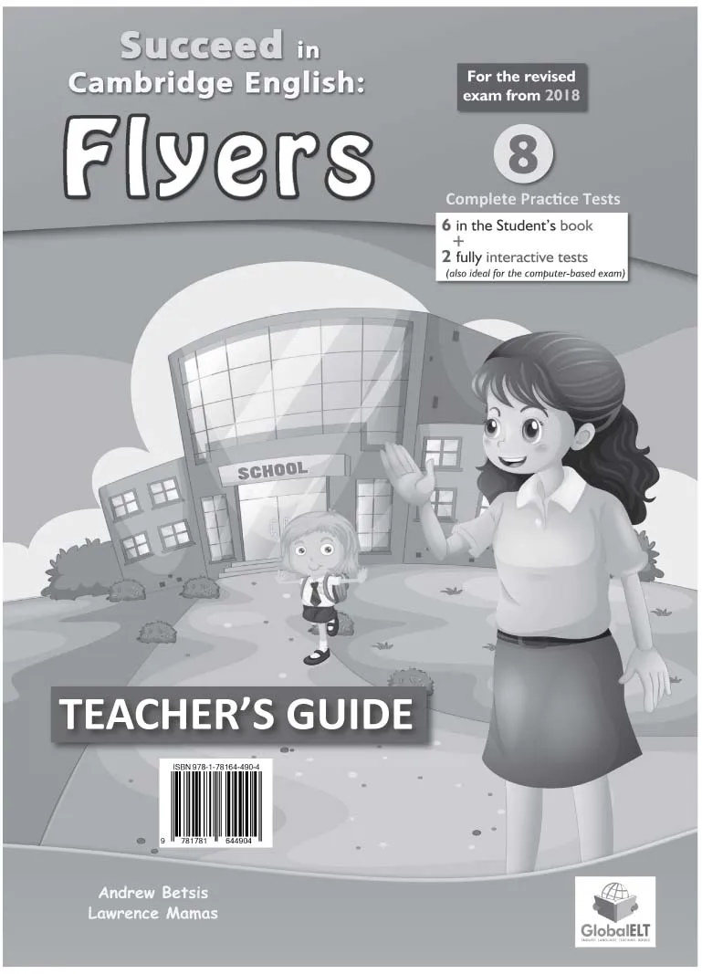 YLE SUCCEED IN FLYERS 2018 FORMAT 8 TESTS TEACHER´S EDITION + CD + GUIDE