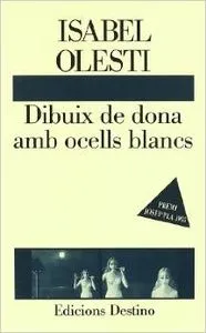 DIBUIX DE DONA AMB OCELLS BLANCS...