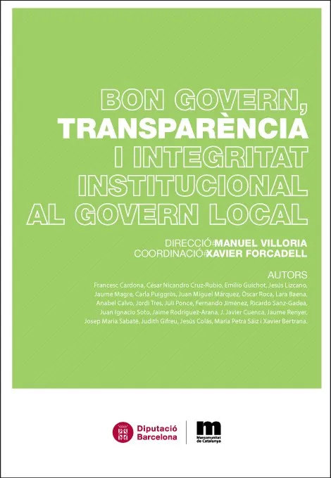 Bon govern, transparència i integritat institucional al govern local