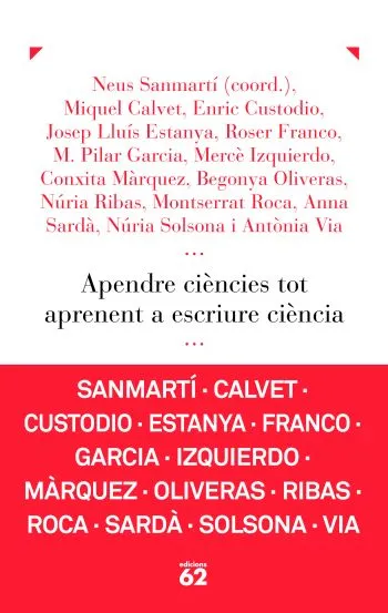 Aprendre ciències tot aprenent a escriure ciència