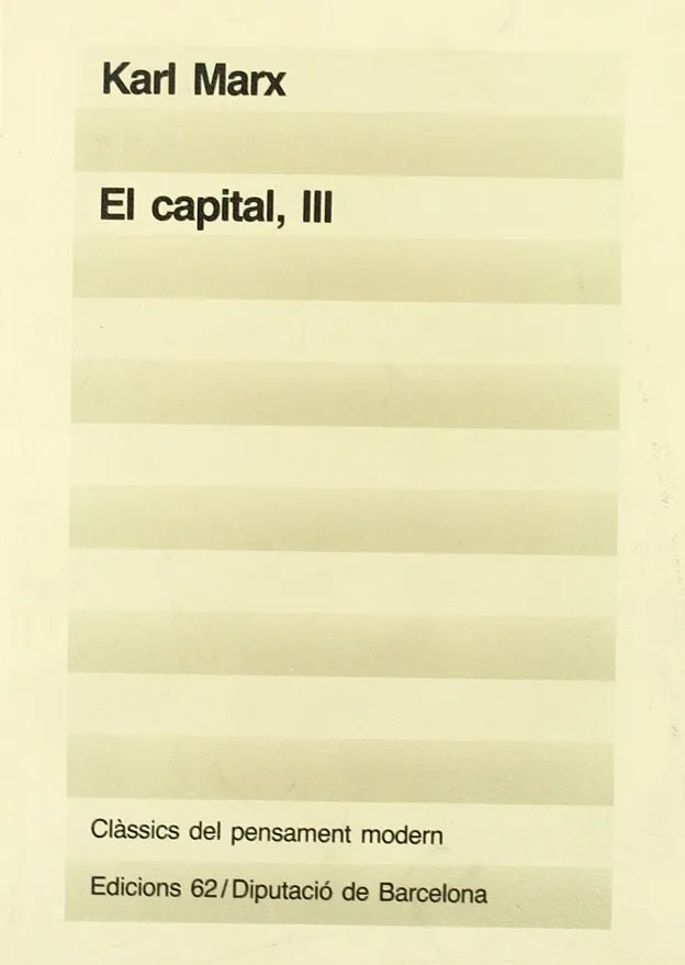 El capital (III)