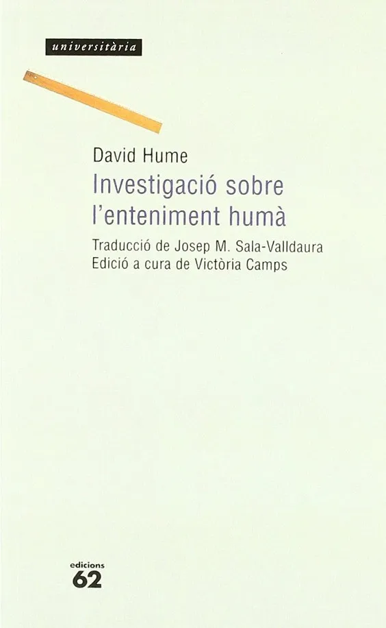 Investigació sobre l'enteniment humà.