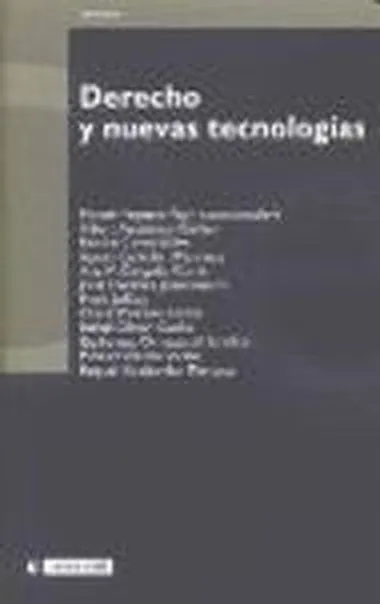 Derecho y nuevas tecnologías