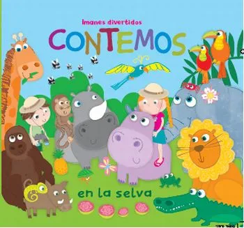 Contemos en la selva. Imanes divertidos