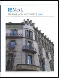 IEMed. Memòria d'activitats 2007