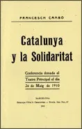 Catalunya y la Solidaritat (facsímil)