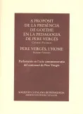 A propòsit de la presència de Goethe en la pedagogia de Pere Vergés