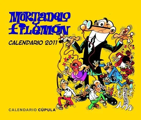 Calendario sobremesa Mortadelo y Filemón 2011