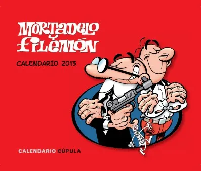 Calendario sobremesa Mortadelo y Filemón 2013