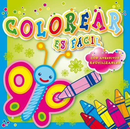 Colorear es fácil (azul)