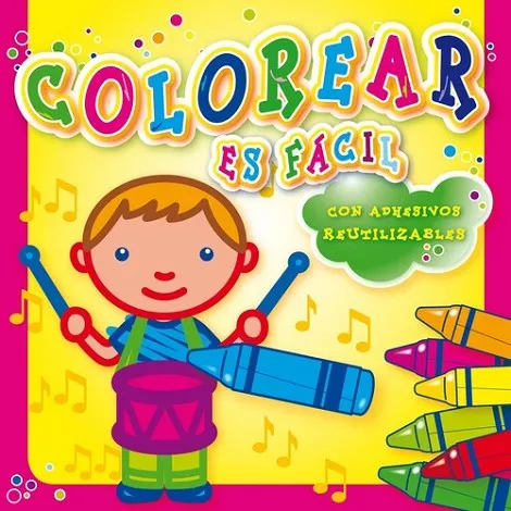 Colorear es fácil (rosa)