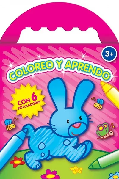 Coloreo y aprendo rosa