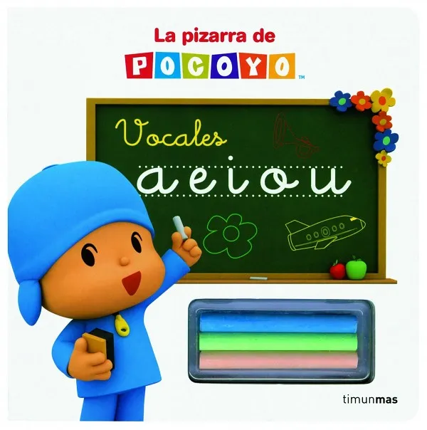 La pizarra de Pocoyó. Vocales