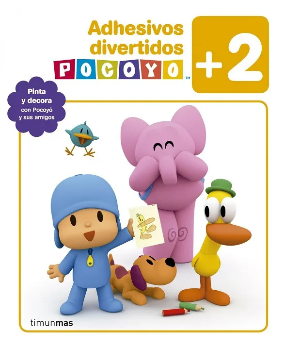 Pocoyó. Adhesivos divertidos. +2