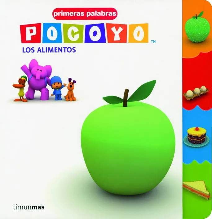 Pocoyó. Los alimentos