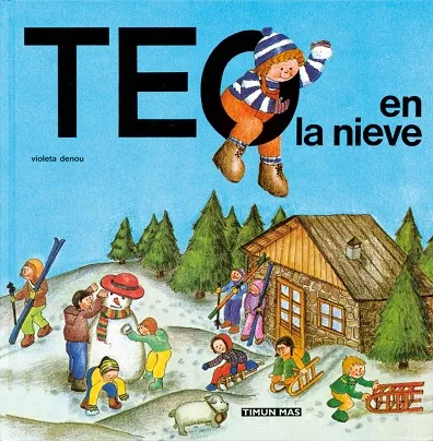 Teo en la nieve
