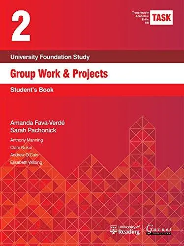 NEW TASK GROUP WORK: PROJECTS & SEMINARS