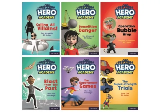 HERO ACADEMY: OXFORD LEVEL 10, WHITE BOOK BAND: MIXED PACK