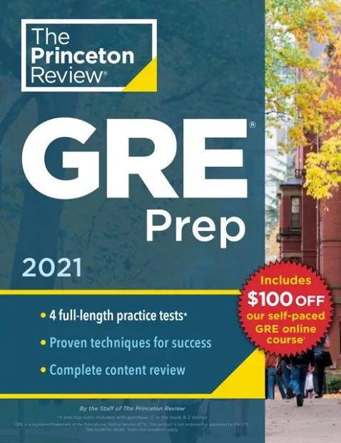 GRE PRINCETON REVIEW GRE PREP 2021