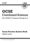 GCSE Combined Science: OCR 21st Century Answers (for Exam Practice Workbook) - Higher