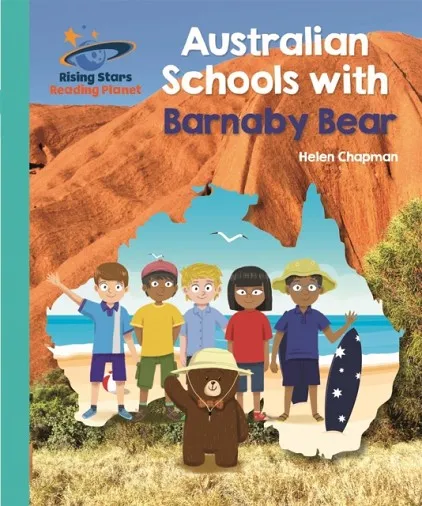 AUSTRALIAN SCHOOLS WITH BARNABY BEAR - TURQUOISE: GALAXY-READING PLANET