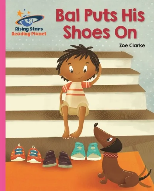 BAL PUTS HIS SHOES ON - PINK B: GALAXY-READING PLANET