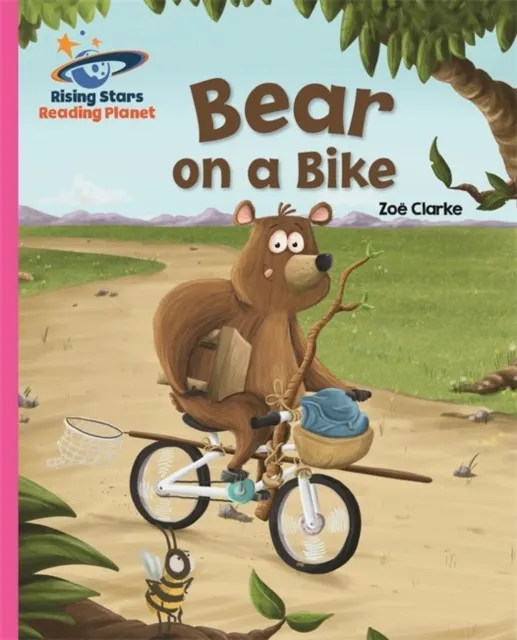 BEAR ON A BIKE - PINK B: GALAXY-READING PLANET