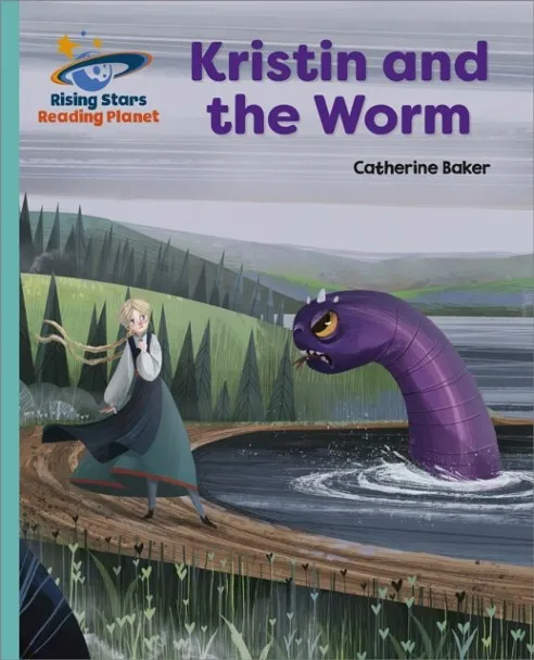 KRISTIN AND THE WORM - TURQUOISE: GALAXY-READING PLANET