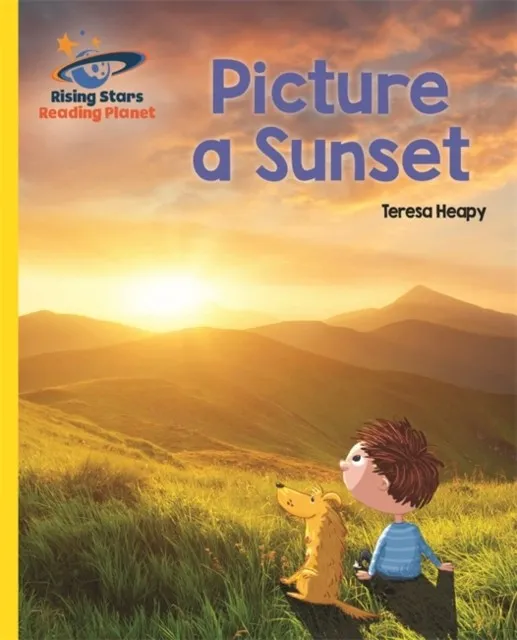 PICTURE A SUNSET - YELLOW: GALAXY-READING PLANET