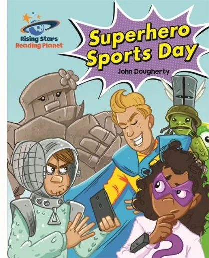 SUPERHERO SPORTS DAY - WHITE: GALAXY-READING PLANET