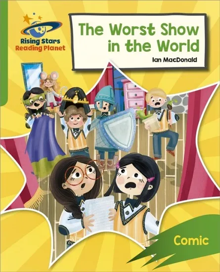 READING PLANET: ROCKET PHONICS – TARGET PRACTICE – THE WORST SHOW IN THE WORLD – GREEN