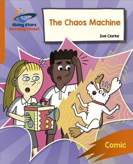 READING PLANET: ROCKET PHONICS – TARGET PRACTICE – THE CHAOS MACHINE – ORANGE