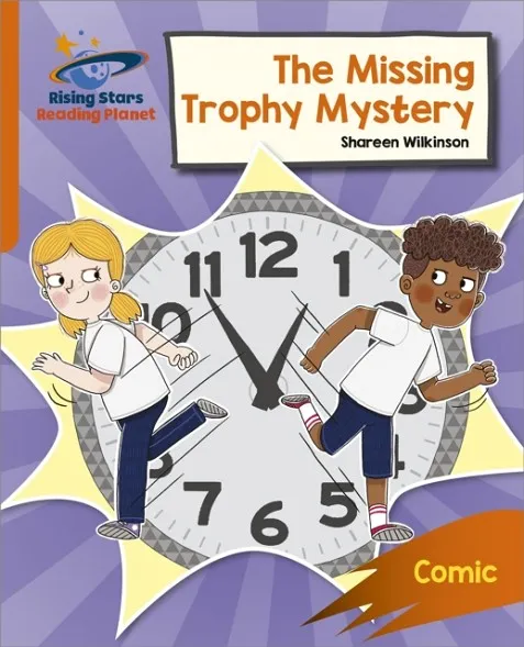 READING PLANET: ROCKET PHONICS – TARGET PRACTICE – THE MISSING TROPHY MYSTERY – ORANGE