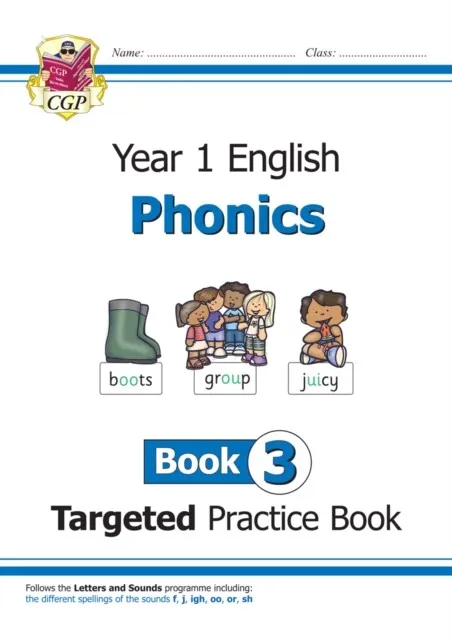 KS1 ENGLISH YEAR 1 PHONICS TARGETED PRACTICE BOOK - BOOK 3