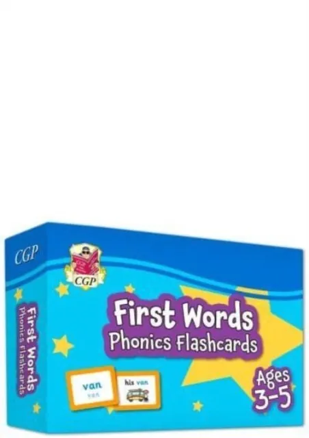 FIRST WORDS PHONICS FLASHCARDS FOR AGES 3-5