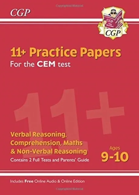 11+ CEM PRACTICE PAPERS - AGES 9-10 (WITH PARENTS' GUIDE & ONLINE EDITION)